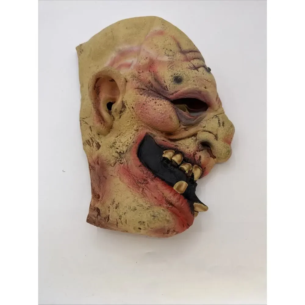 Vintage 2001 Paper Magic Group Old Man Creepy Rubbery Latex Halloween Mask